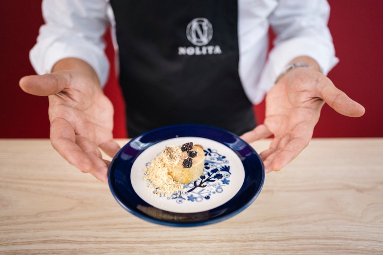 グロホヴィナ氏のフォアグラ料理。