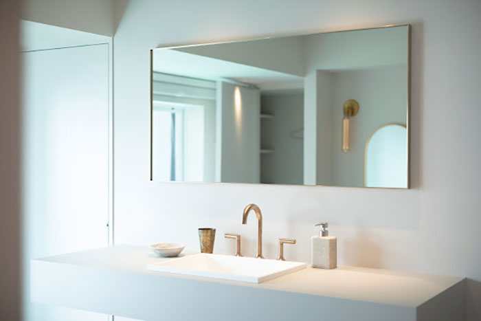 パウダールームの洗面台。