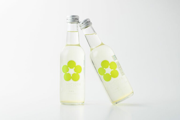 エコファームみかた「BENIサイダー」270円（250ml）／福井県