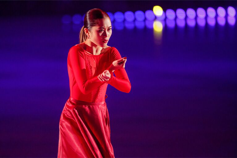 「フレンズ・オン・アイス2022」での宮原知子さん　©文藝春秋