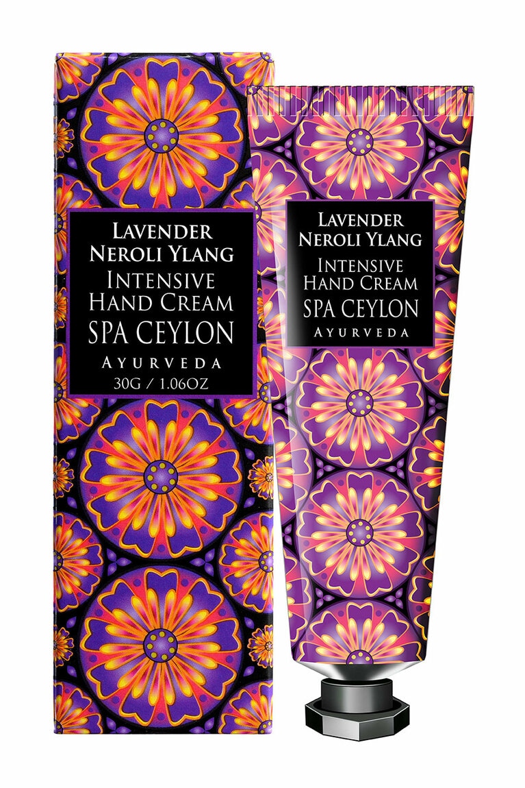 3つの香りがほどよくブレンドされた、ラベンダー ネロリ イラン インテンシブ ハンド クリーム。