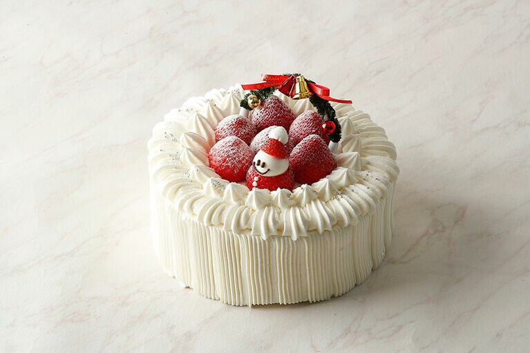 「苺のショートケーキ」5,400円(15cm)／11,880円(17cm)。