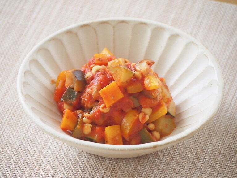 美肌にいいハトムギ入りラタトゥイユ。