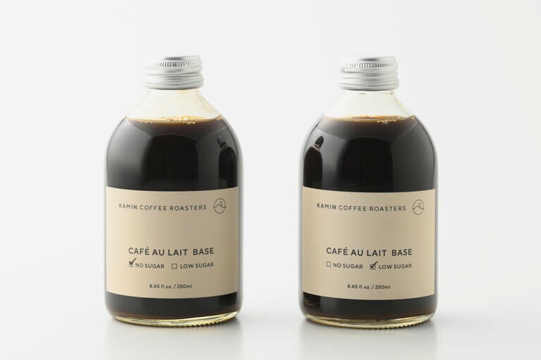 KAMIN COFFEE ROASTERS「カフェオレベース」 250mL×2本 2,916円／和歌山県