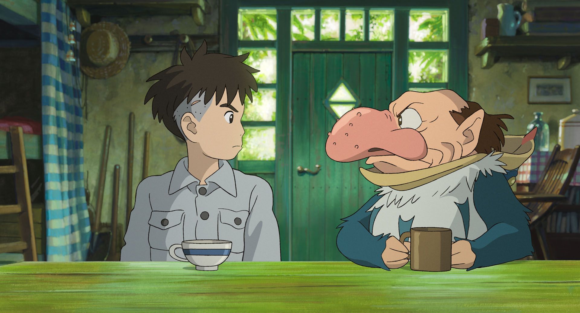 「いい子」ではない主人公を「下の世界」に誘うサギ男　©2023 Studio Ghibli