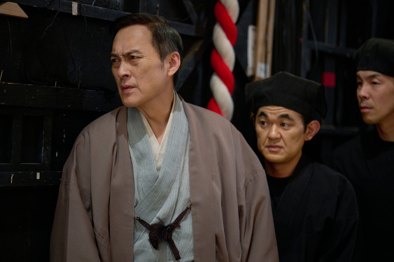 俊介の父であり、喜久雄を見出した花井半二郎(渡辺謙)。『国宝』公式Xより。