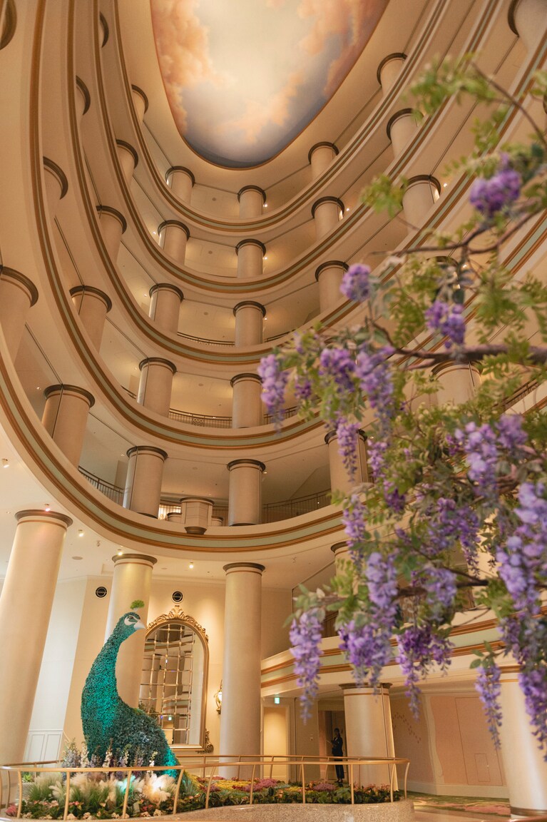 コンサバトリーを見上げると、天井には空が！