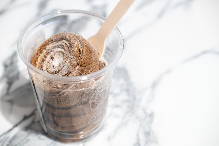 毎日少量しか出ない、出合えたらラッキーな「ミミルーロ」1カップ1,234円。