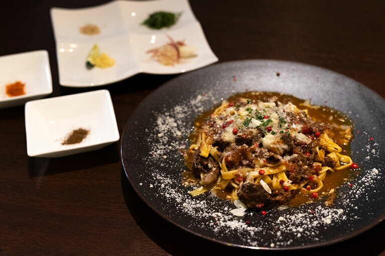 名物の「浅草ボロネーゼ」（1,880円）。