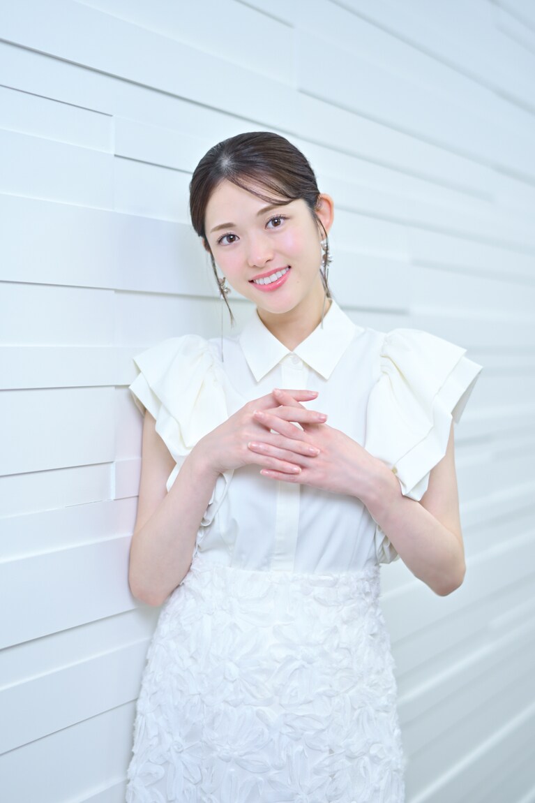 Lemioオリジナルドラマ「今日もふたり、スキップで」で、妻役を務める松村沙友理さん。