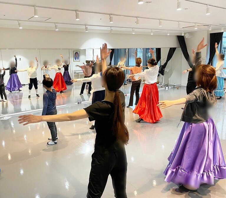 別の回の画像ですが、こんな感じで楽しく踊りました。