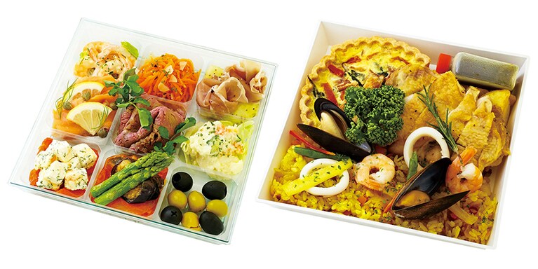 シェフの特選パーティーオードブルセット2人前 5,400円(税込)。