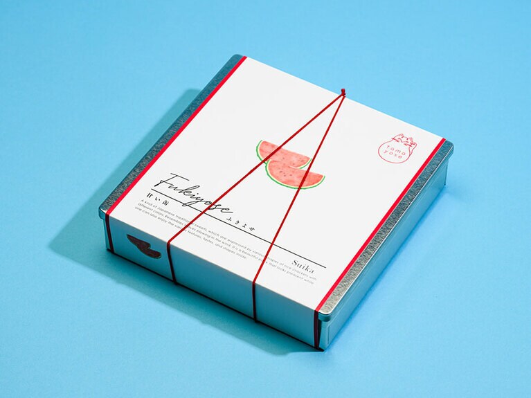 夏季限定販売、～8月下旬（予定）。お取り寄せ可。賞味期限は常温30日。