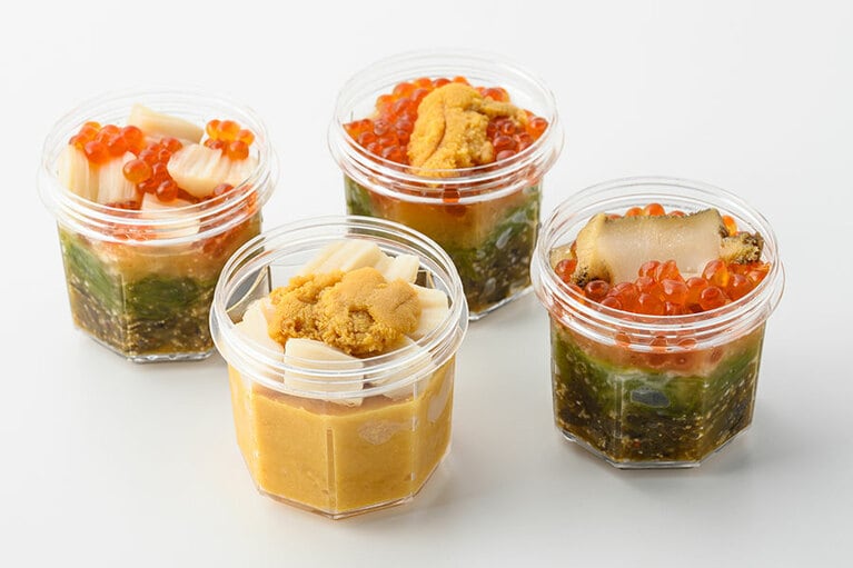 海宝漬 中村家「海宝mini詰合せ」100g×4個入り 5,920円／岩手県