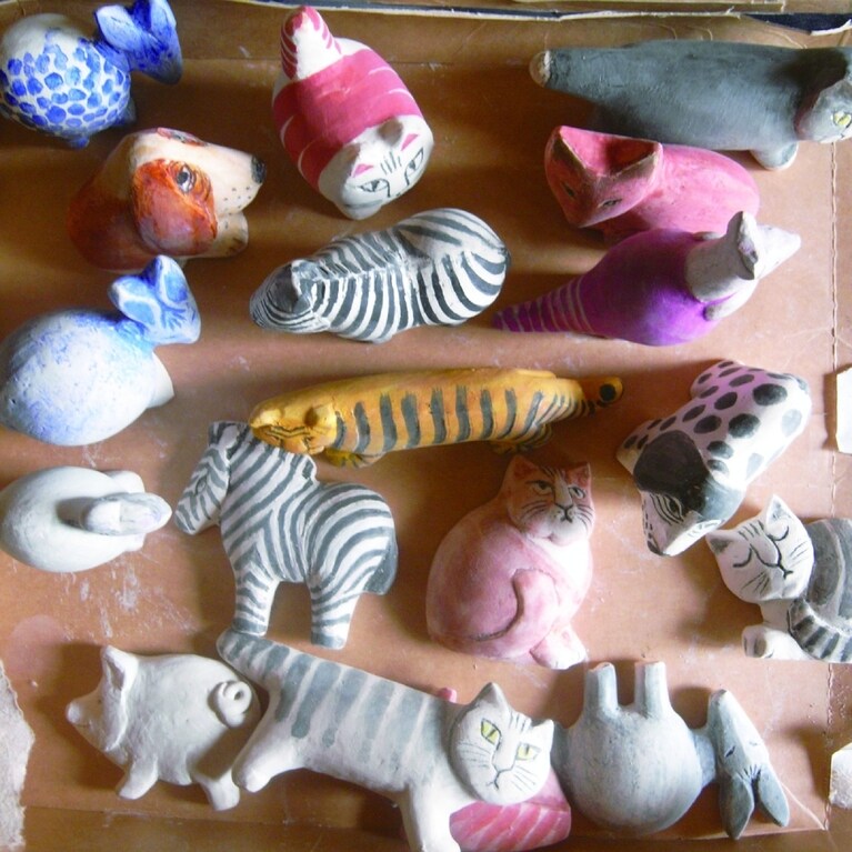 トンカチが所有するたくさんのキーホルダーの原型。