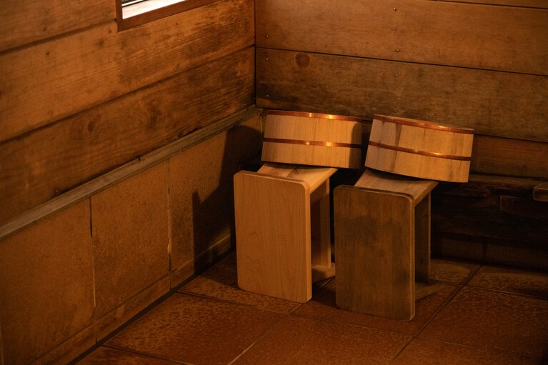 浴室も清潔感たっぷり。