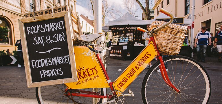 シドニー・ロックス・マーケット。photo:Tourism Australia
