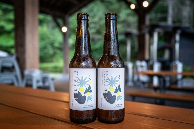 「カラマツライトエール」。