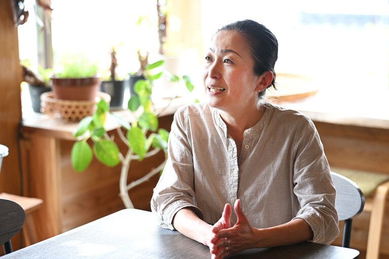 奥様の倫子さん。