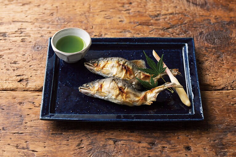 大鮎の塩焼／魚治