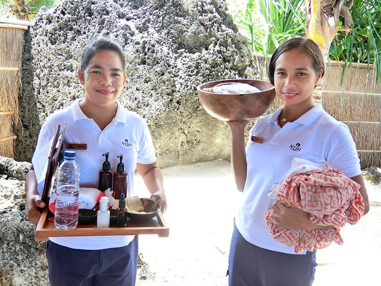 セラピストの絶妙なマッサージと環境が、心身を癒してくれる。