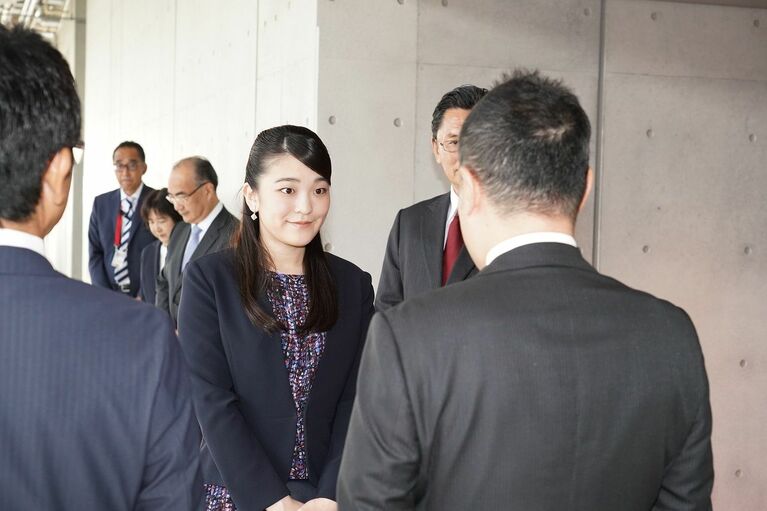 眞子さま（当時）はテニスの楽天ジャパン・オープン男子シングルス準決勝をご観戦　©日本テニス協会