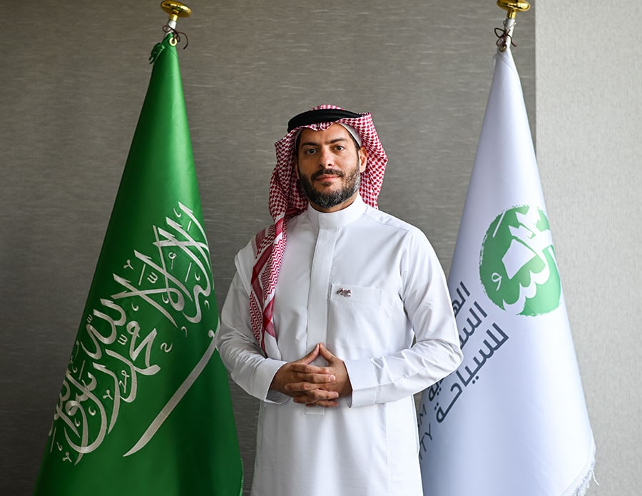 国の魅力を伝えるため来日した、サウジアラビア政府観光局 アジアパシフィック担当プレジデントのアルハサン・アルダッバグ氏。