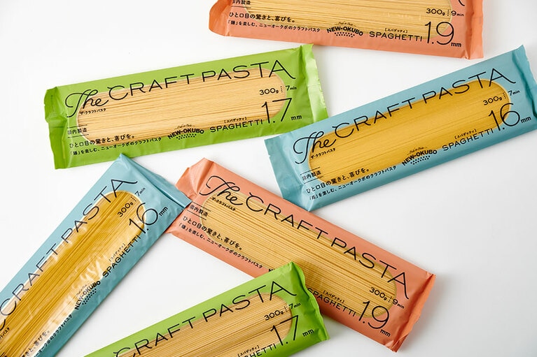 ニューオークボ「The CRAFT PASTA」各300g 324円／千葉県