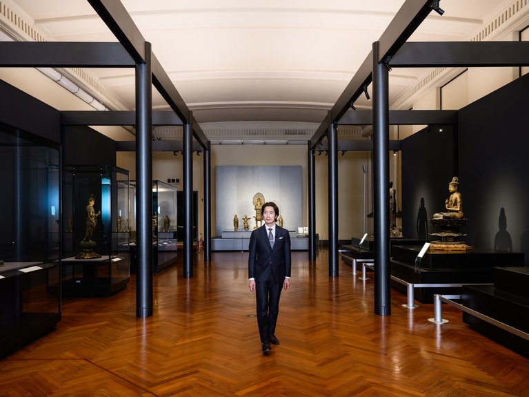 ドラマや映画のロケ地に用いられることも多い東京国立博物館。佐々木さんも映画『美しい星』をはじめ、撮影で訪れたことがあるという。