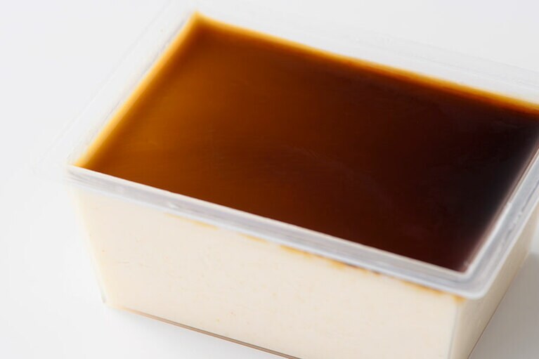 【山梨】桔梗屋の「桔梗信玄生プリン」。