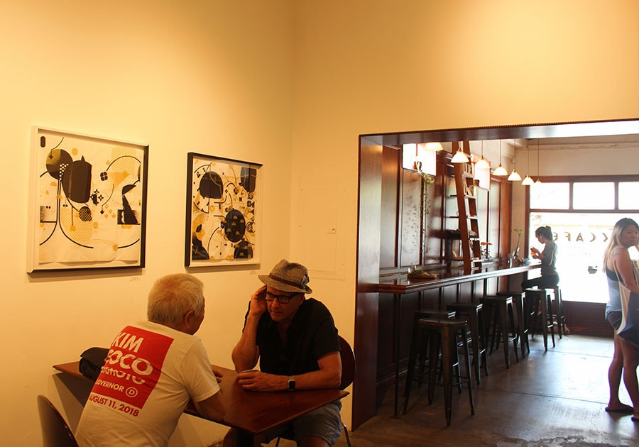 個人的にお気に入りのお店が集まるモンサラット通りにあるアートなカフェ。
