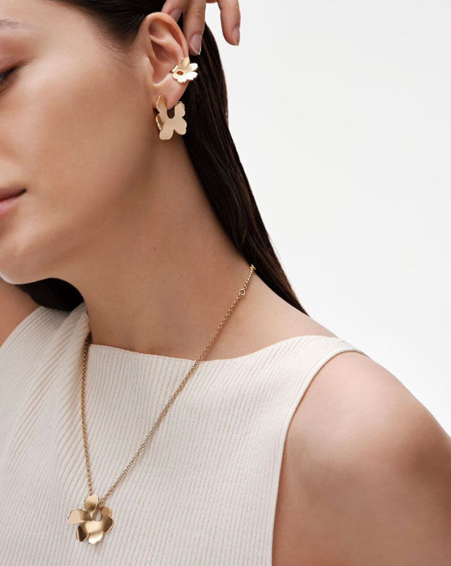 マリメッコ（Marimekko）とのコラボコレクションの新作より。