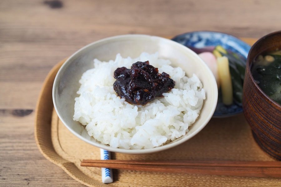 はまなみそのっけバターごはん。