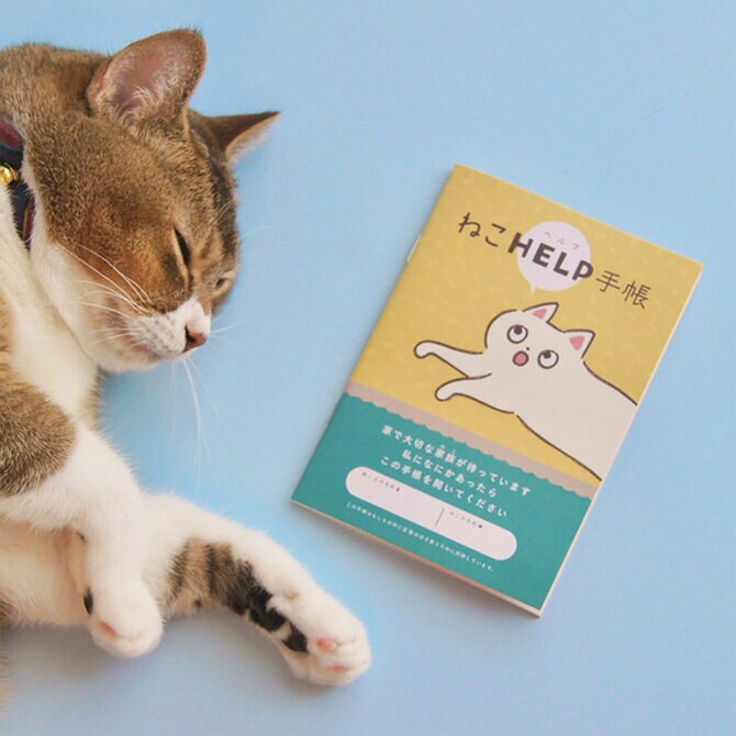 ♡♥猫♥ページ♡ 緊急時に役立つ「ねこHELP手帳」家で待つ愛猫を悲しませないために［猫