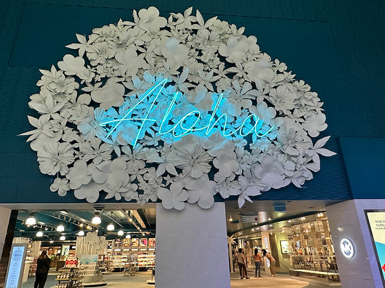 館内にあるフォトスポット。