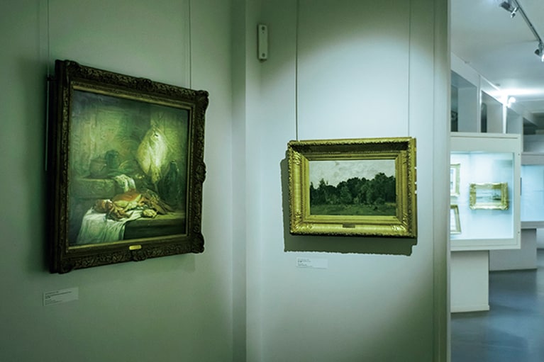 ウジェーヌ・ブーダンが生まれた地の美術館。静物画や内陸の風景も多い。