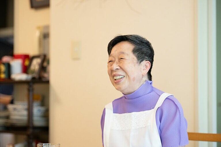 「お客様の表情を見ていたい」と語るふーみんさん。