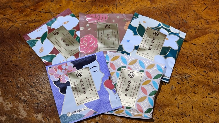 いろいろな種類のお茶を気軽に楽しめます。