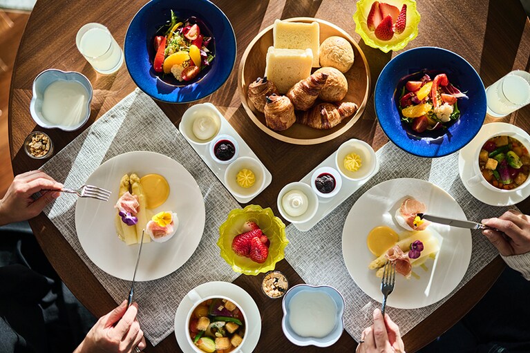 THE HIRAMATSU 軽井沢 御代田［長野／御代田］朝食。