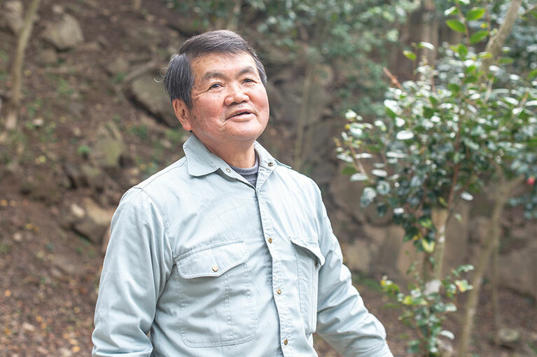 「椿油という特産品となって私たちの生活を助け、花は心を癒やしてくれる椿は私たちの宝物」と、白迫さん。