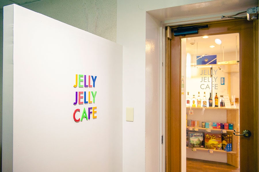 「JELLY JELLY CAFE 渋谷2号店」の入り口。