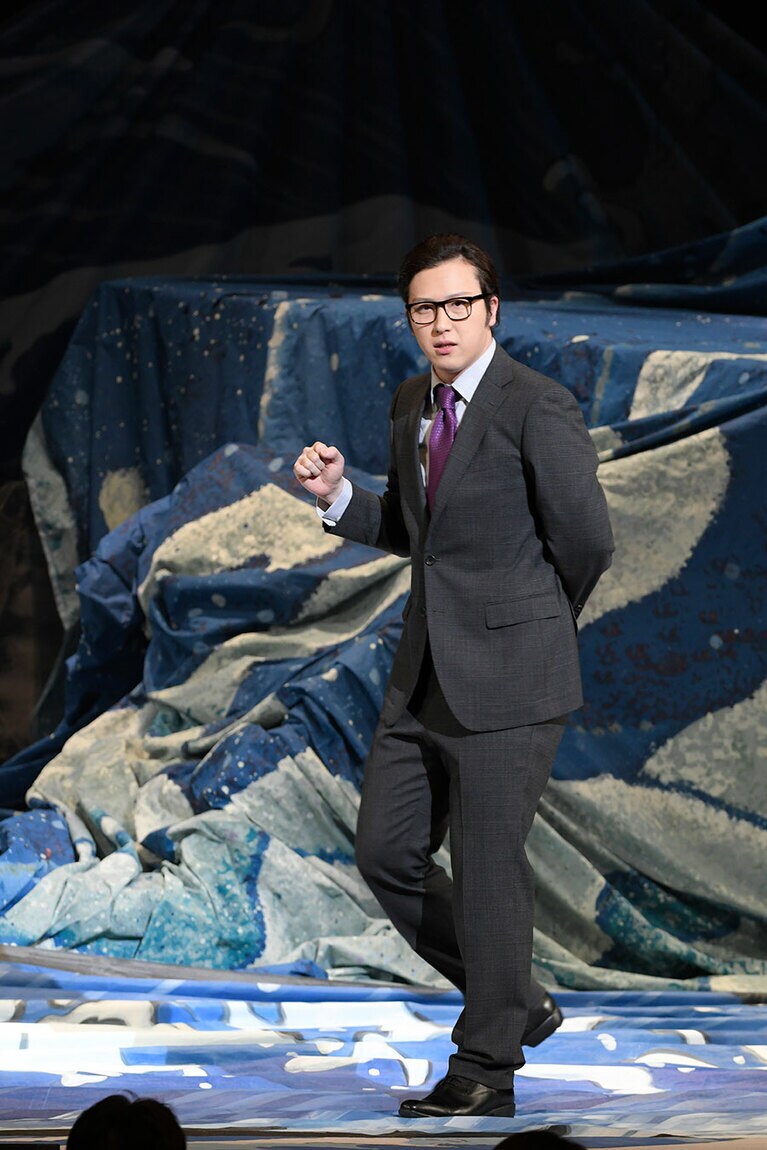 令和元年6月歌舞伎座『月光露針路日本』口上　尾上松也さん(©松竹)