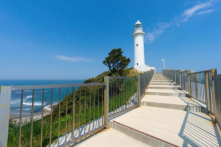 【福島県】塩屋埼灯台。