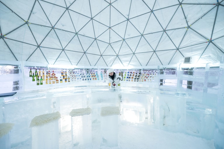 美しき氷の世界。