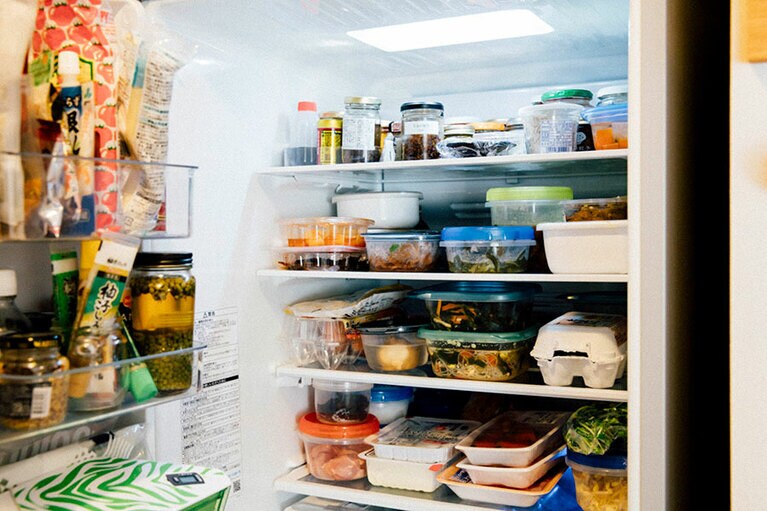 白央さんの冷蔵庫。