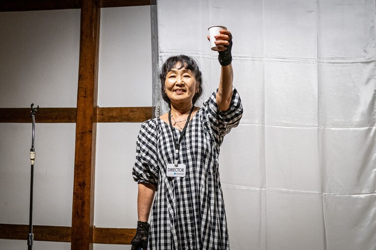 BIWAKOビエンナーレ総合ディレクターの中田洋子氏。