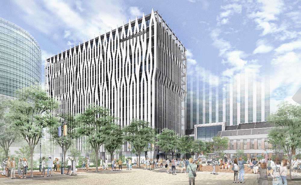 2029年春に開設予定の「岩崎学園みなとみらいキャンパス」。