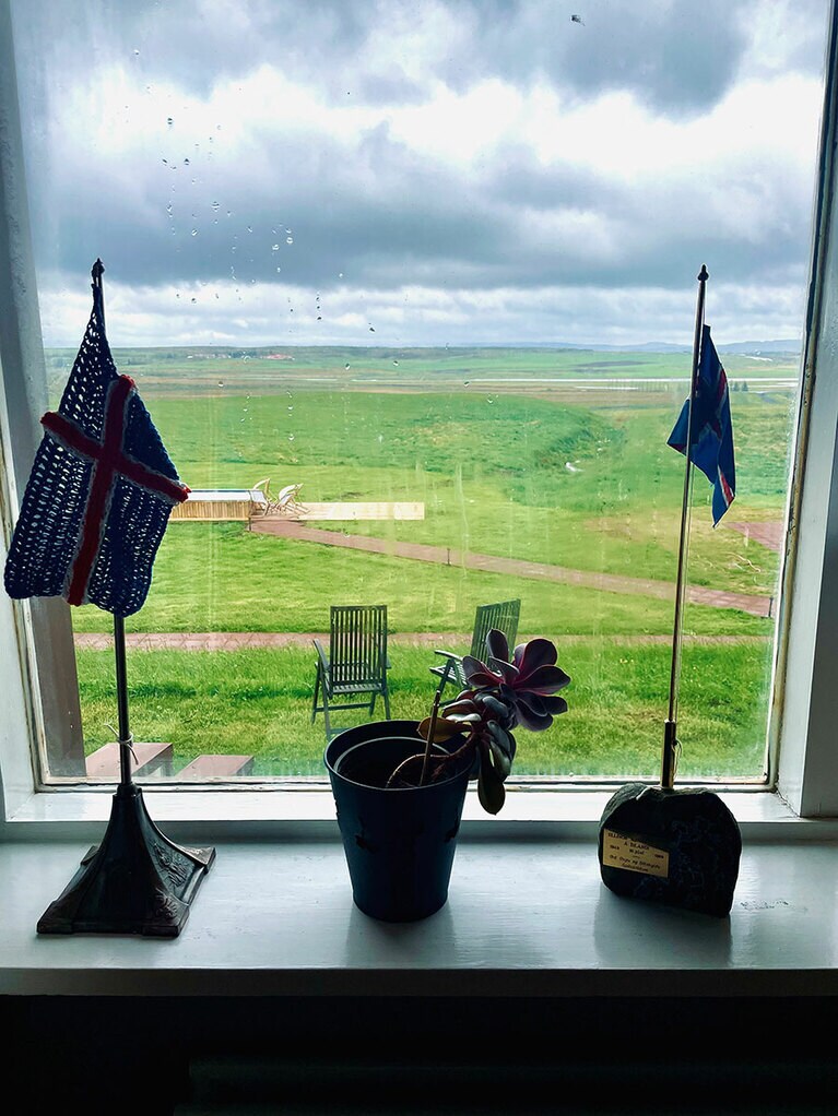 置物も可愛い。