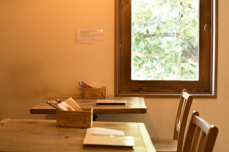 Les Grans Arbres店内。