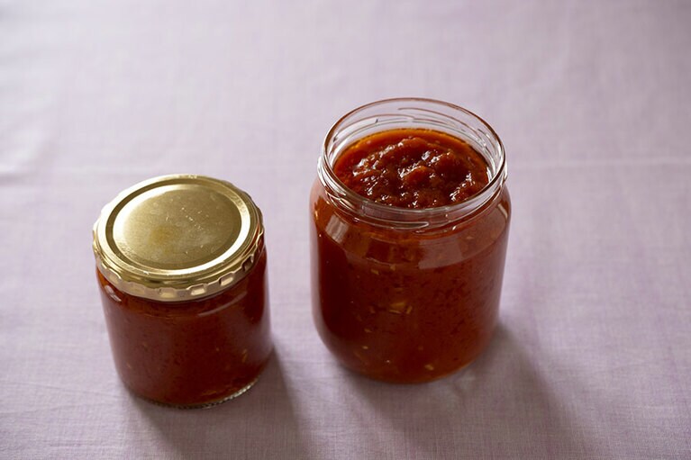 トマトソースの出来上がり。